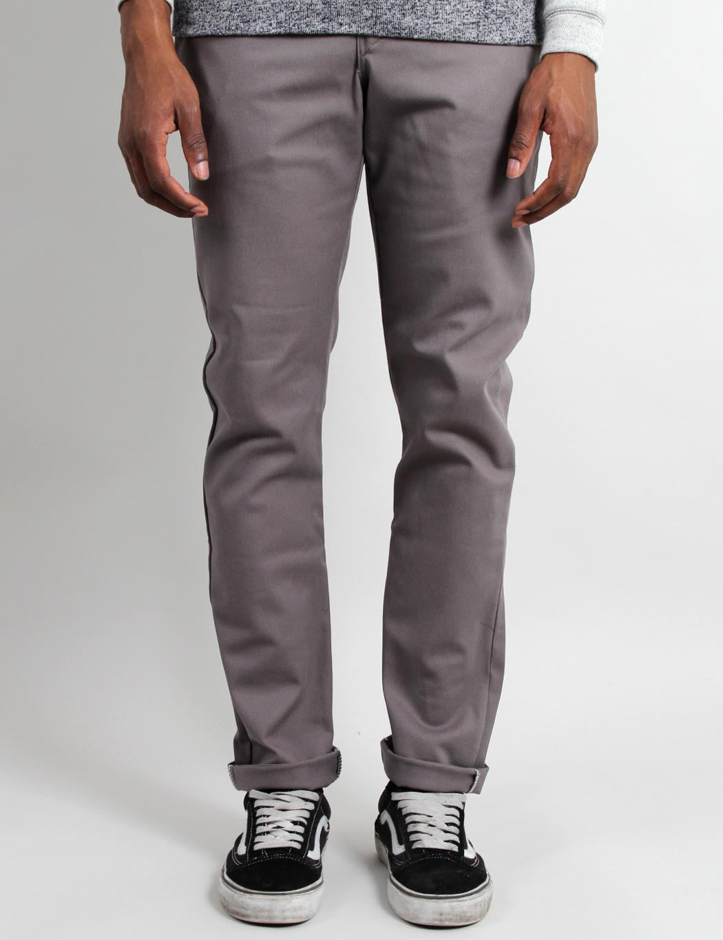 803 Chino Trousers (Slim Skinny) - Gravel Grey