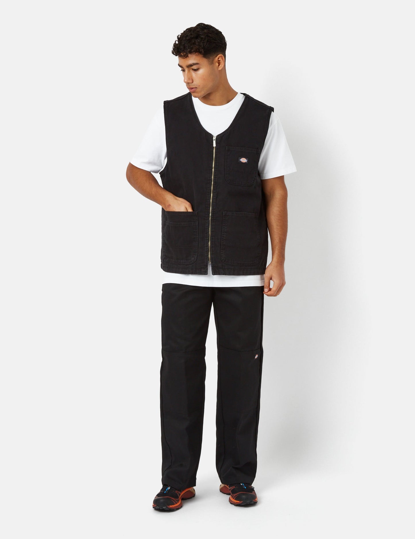 Duck Canvas Summer Vest - Stone Washed Black