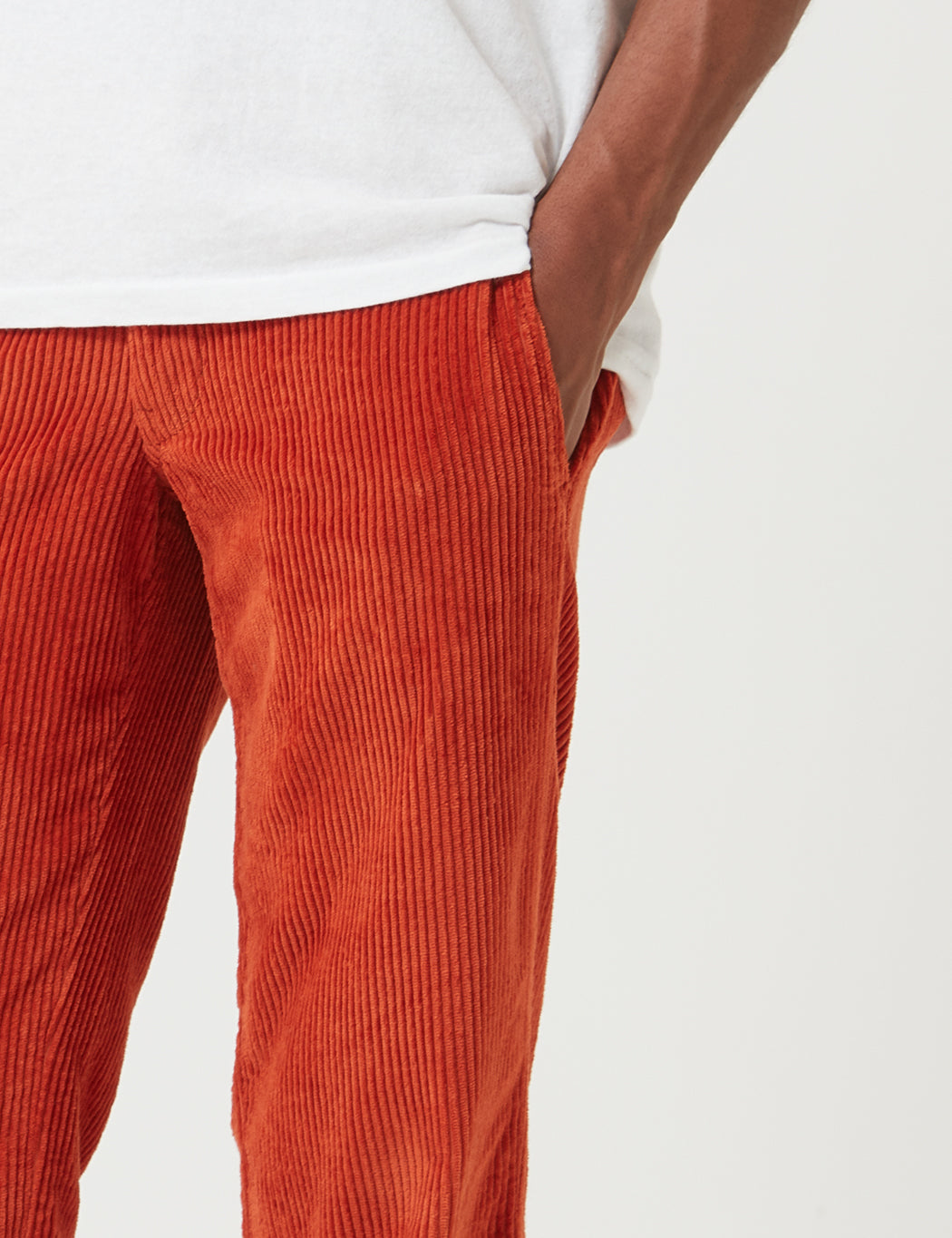 Cloverport Pant (Cord) - Rust Red