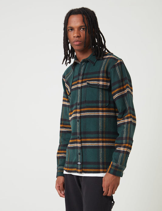 Prestonburg Check Shirt - Forest Green