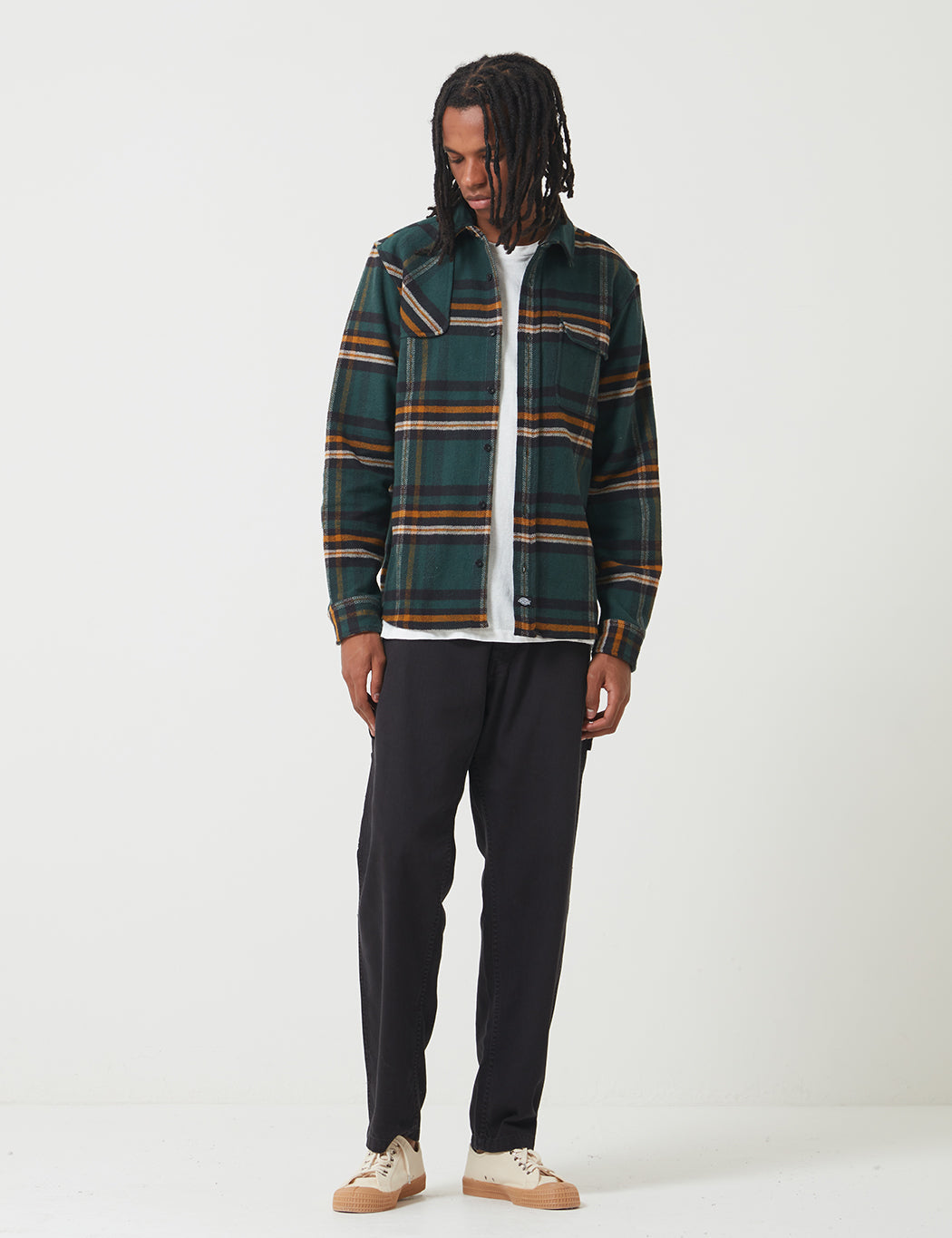 Prestonburg Check Shirt - Forest Green