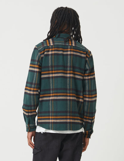 Prestonburg Check Shirt - Forest Green