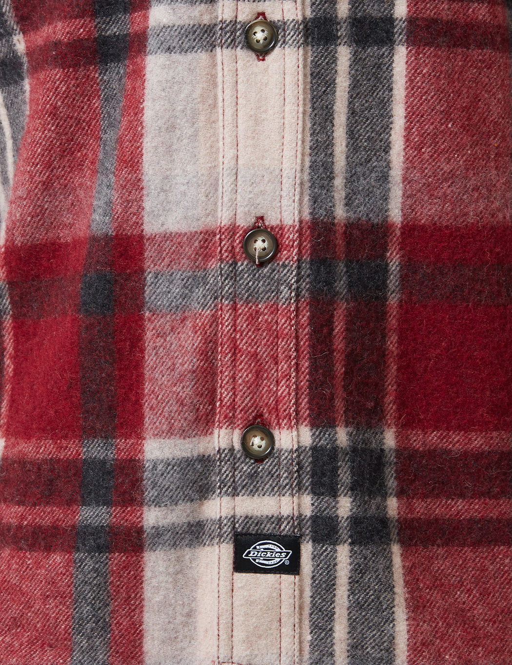 Melber Check Shirt (Wool) - Maroon