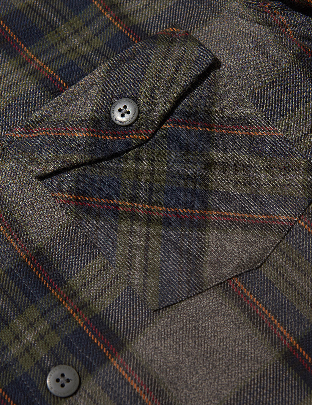 Wallace Checked Shirt - Dark Navy