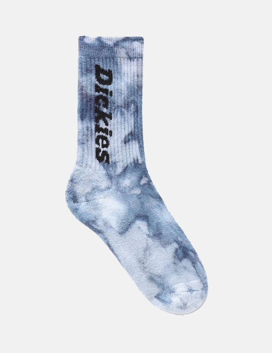 Greenwald Socks (Tie Dye) - Fog Blue