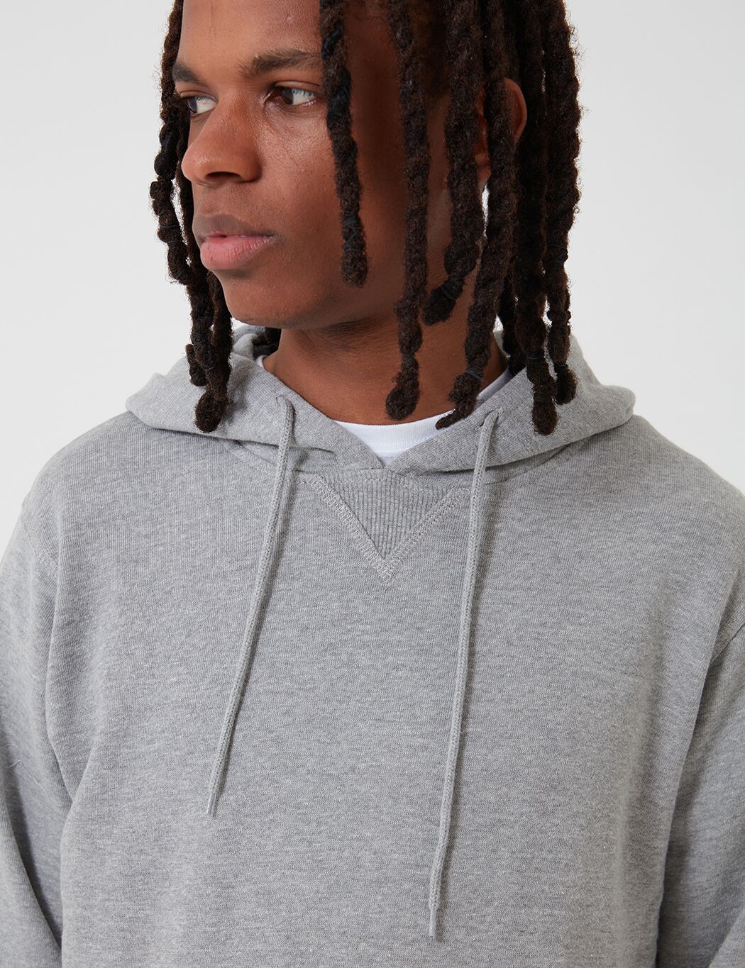 Philadelphia Hooded Sweatshirt - Grey Melange