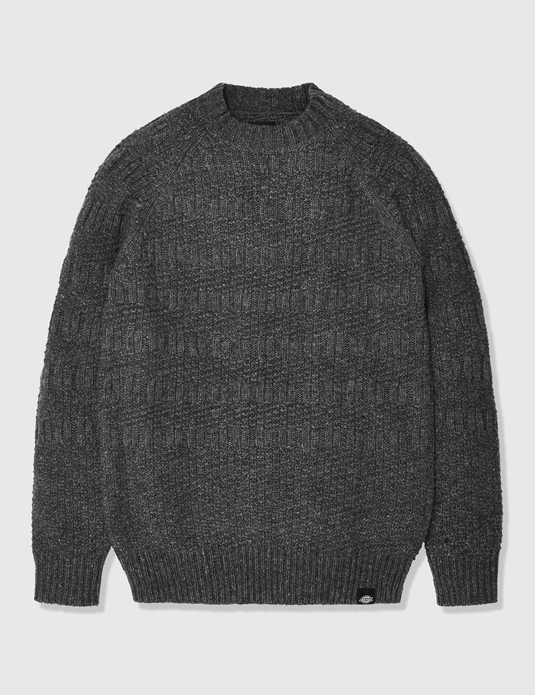 Goodland Knitted Jumper - Dark Grey Melange