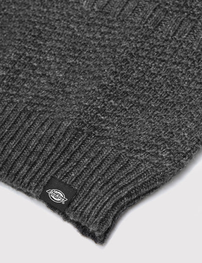 Goodland Knitted Jumper - Dark Grey Melange