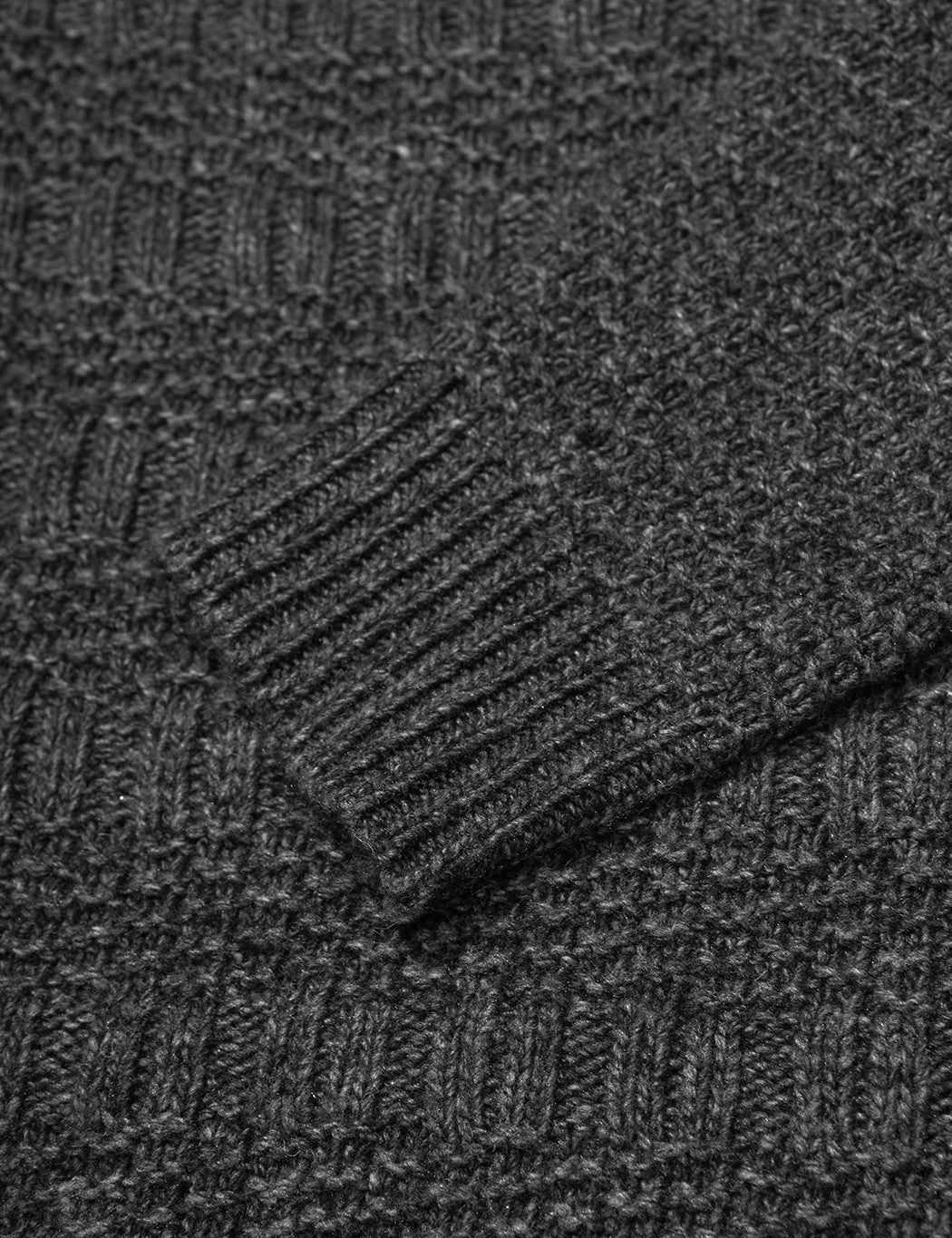 Goodland Knitted Jumper - Dark Grey Melange