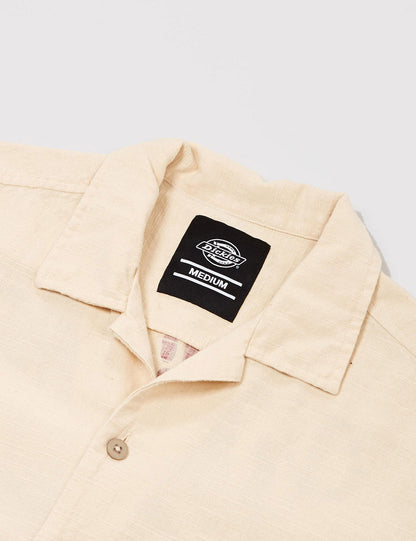 Hawaiian Gardens Short Sleeve Shirt - Ecru