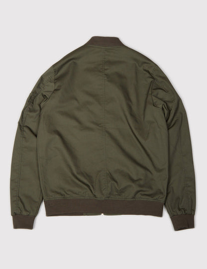 Hughson Bomber Jacket - Dark Olive