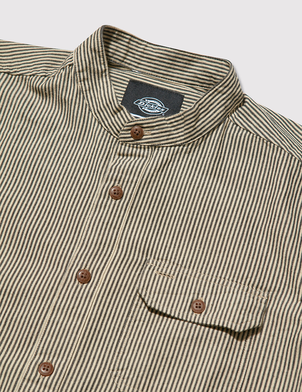 Waldenburg Collarless Shirt - Ecru