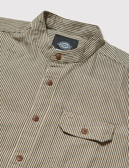 Waldenburg Collarless Shirt - Ecru