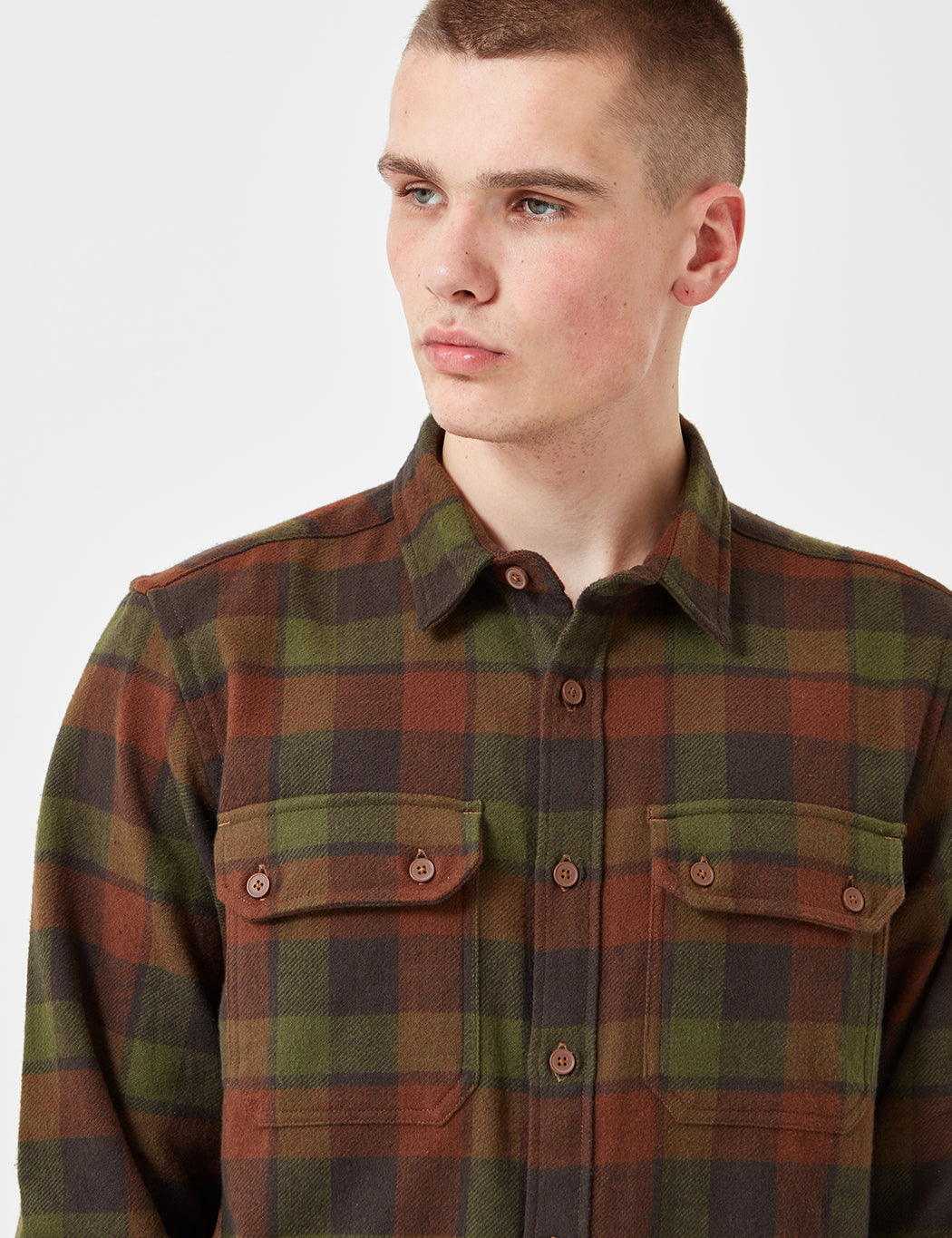 Cooperstown Checked Shirt - Green