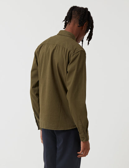 Harper Shirt - Dark Olive Green