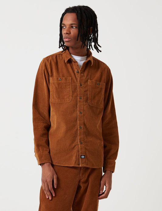 Arthurdale Shirt (Corduroy) - Brown Duck