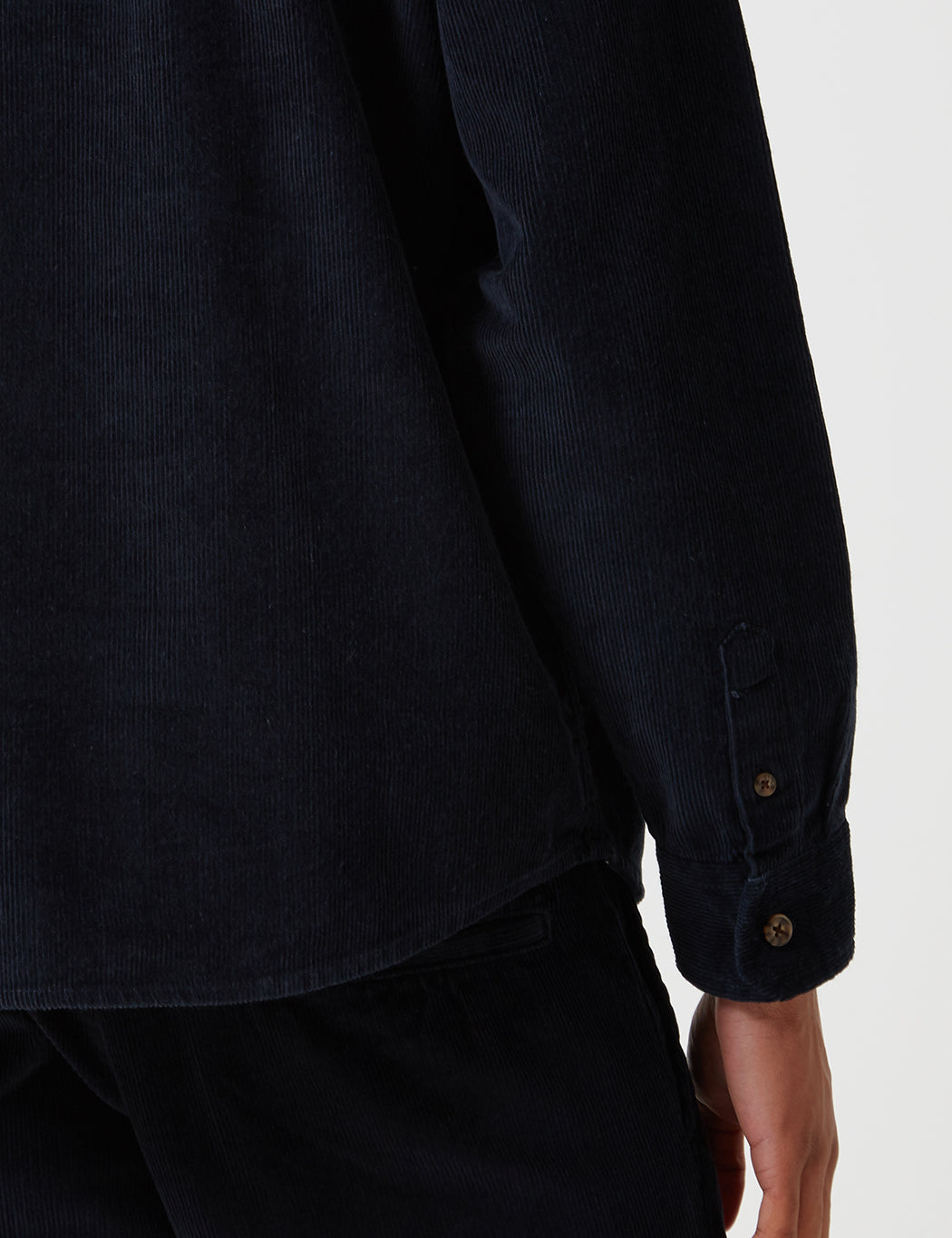 Arthurdale Shirt (Corduroy) - Dark Navy Blue