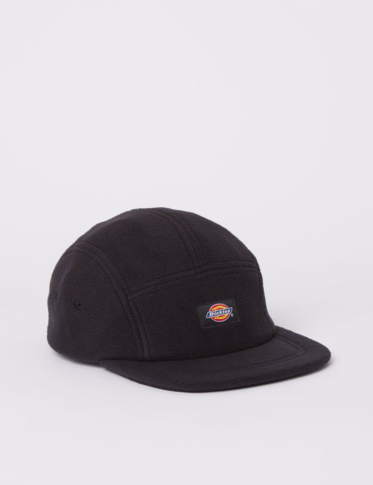 Sleetmute 5-Panel Cap (Fleece) - Black