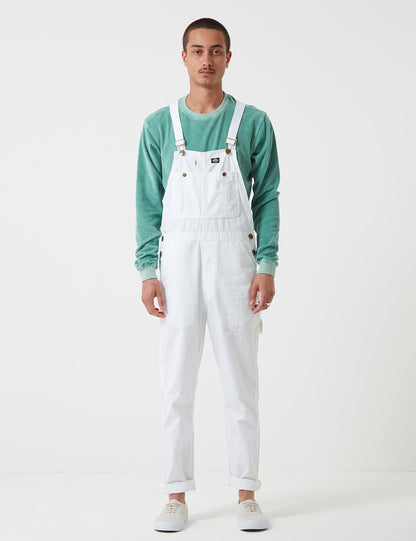 Purdon Bib Overalls - White