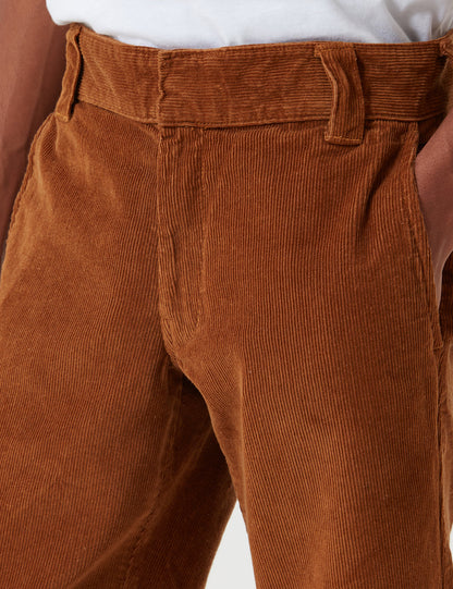 873 Cord Work Pant (Slim Straight) - Brown Duck