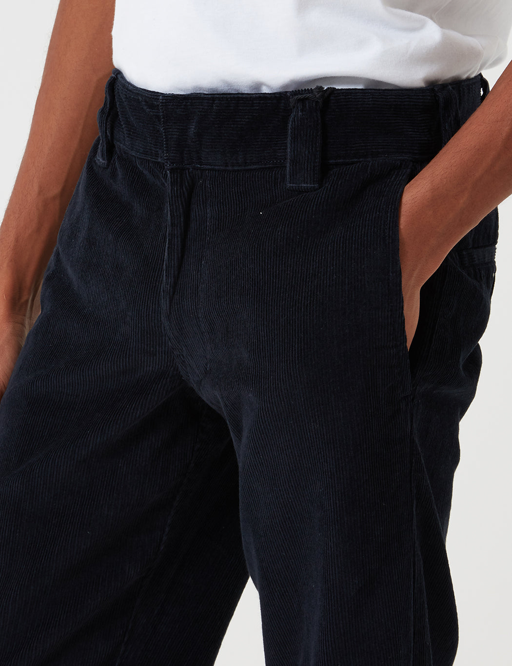 873 Cord Work Pant (Slim Straight) - Dark Navy Blue