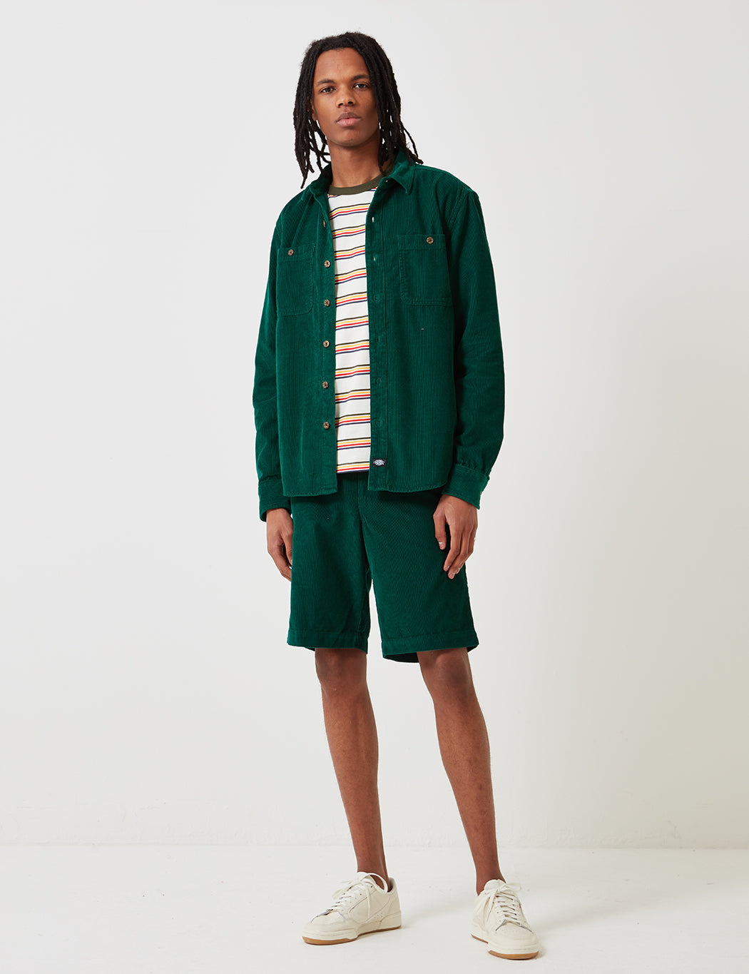 Fabius Cord Shorts - Scout Green