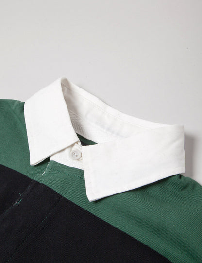 Cedar Key Rugby Shirt - Bottle Green