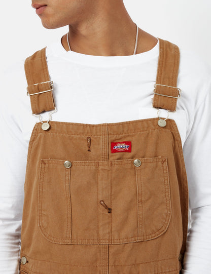 Bib Overalls - Rinsed Brown