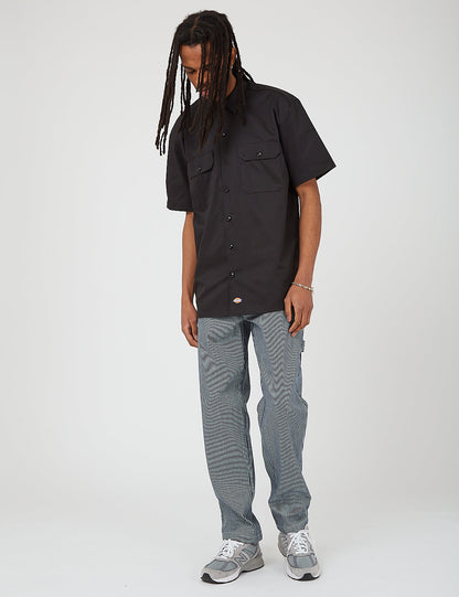 Short Sleeve Work Shirt - Black
