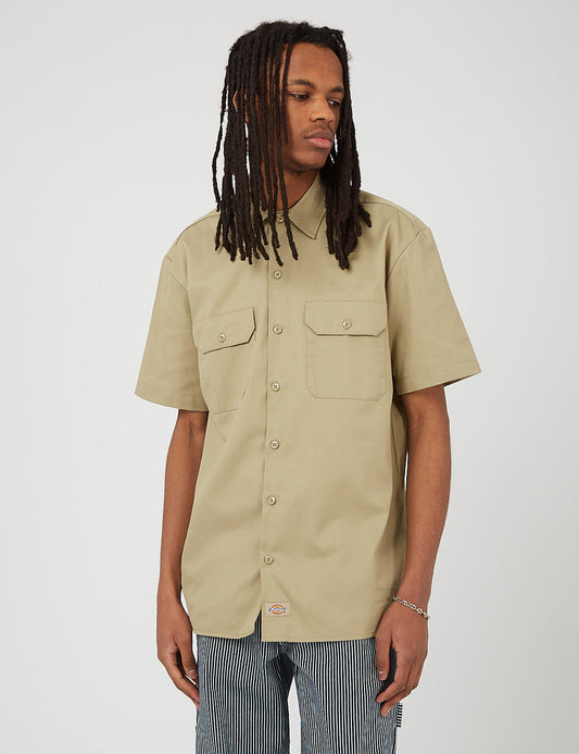 Short Sleeve Work Shirt - Khaki