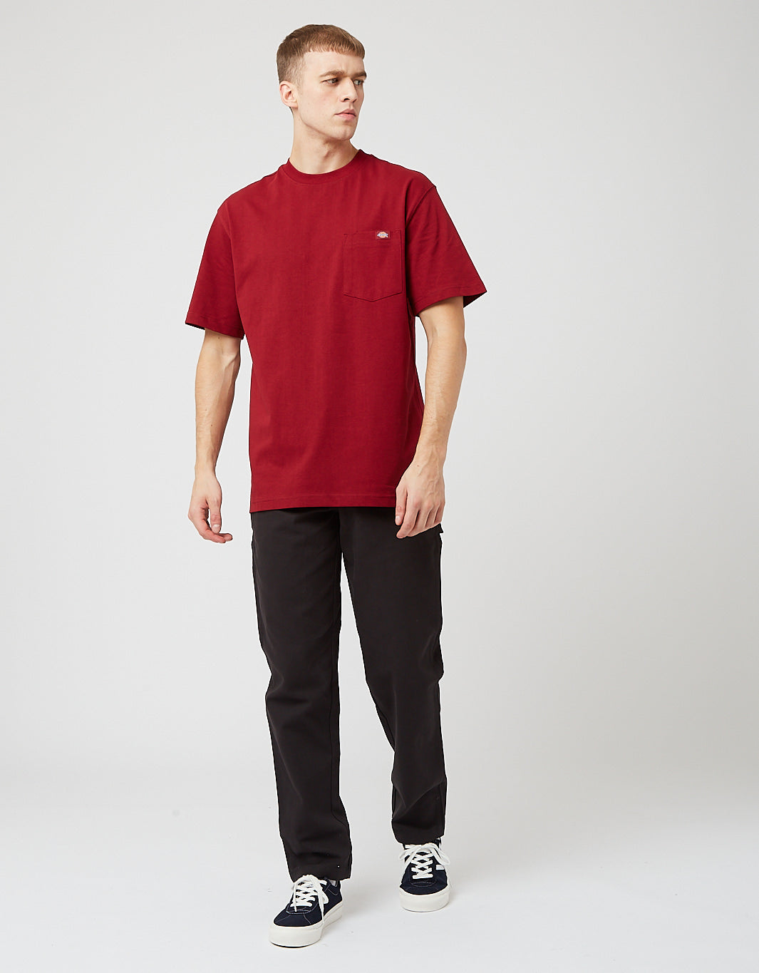 Porterdale Pocket T-Shirt - Biking Red