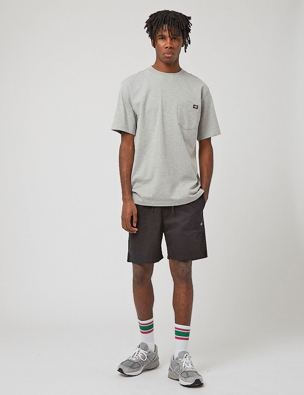 Porterdale Pocket T-Shirt - Heather Grey