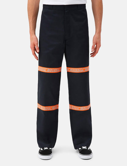 Gardere Reflective Tape Trousers - Dark Navy Blue