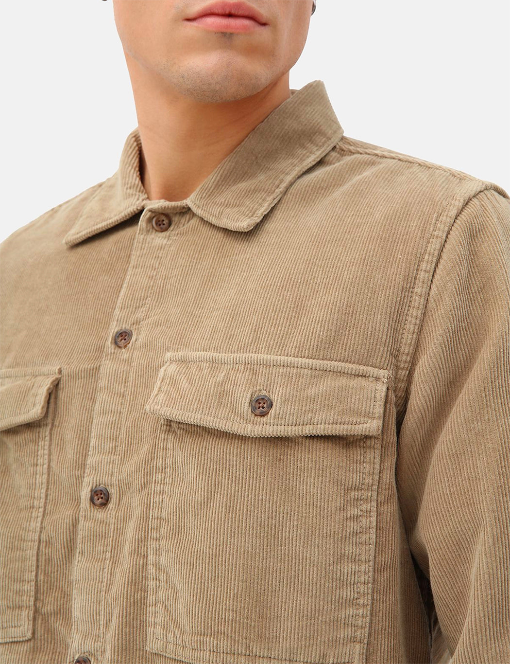 Fort Polk Corduroy Shirt - Khaki