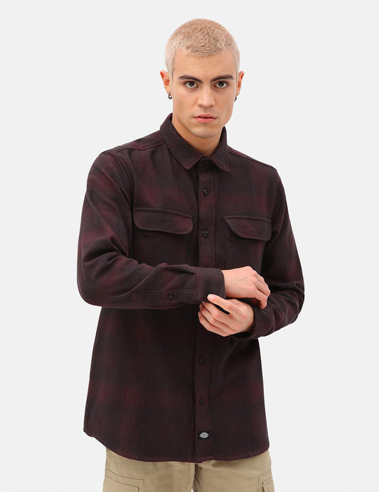 Plesent Hill Shirt - Maroon