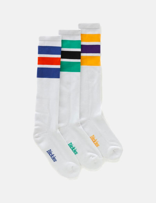 Atlantic City Socks (3-Pack) - White/Multi