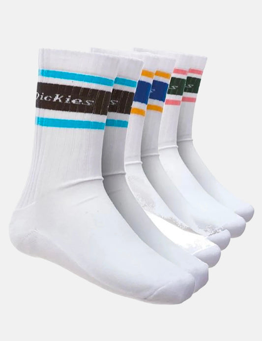 Madison Heights 3-Pack Socks - White/Multi
