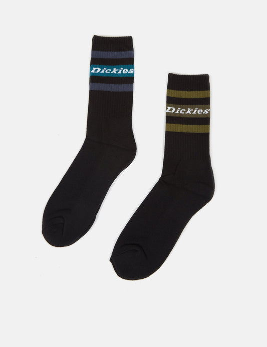 Madison Heights 2-Pack Socks - Black/Mixed
