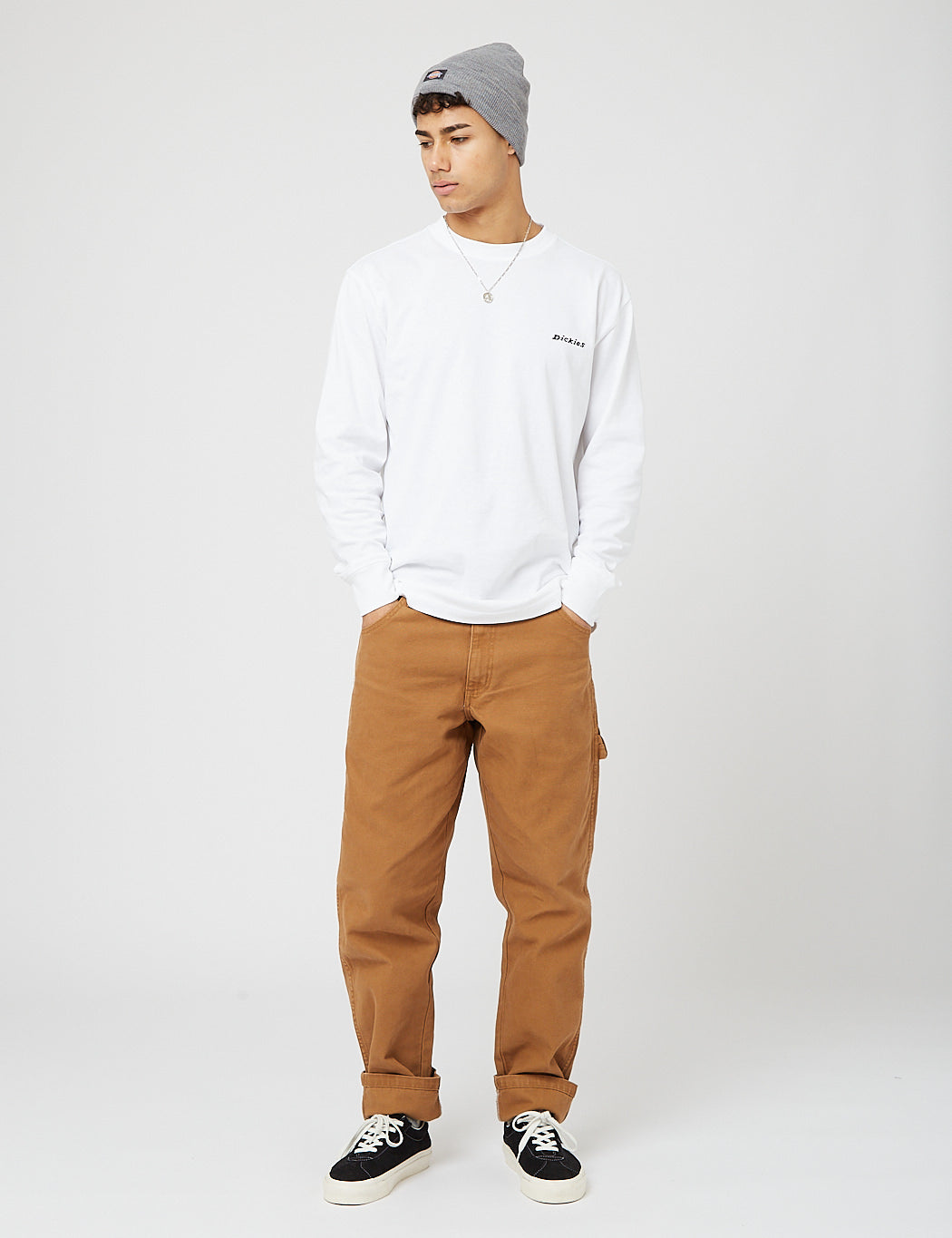 Loretto Long Sleeve T-Shirt (Heavyweight) - White