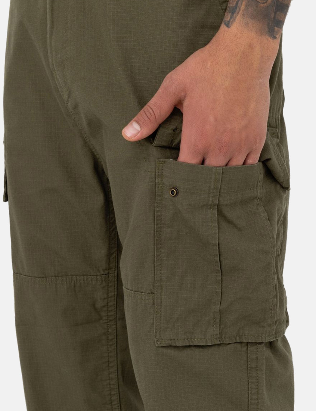 Eagle Bend Cargo Pant (Relaxed/Ripstop) - Military Green