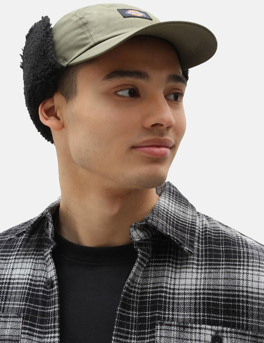 King Cove Ear Flap Cap - Military Green