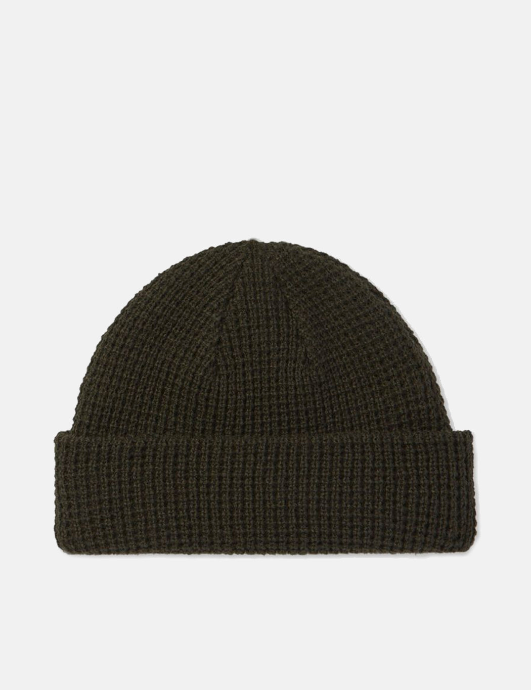 Woodworth Waffle Beanie - Olive Green