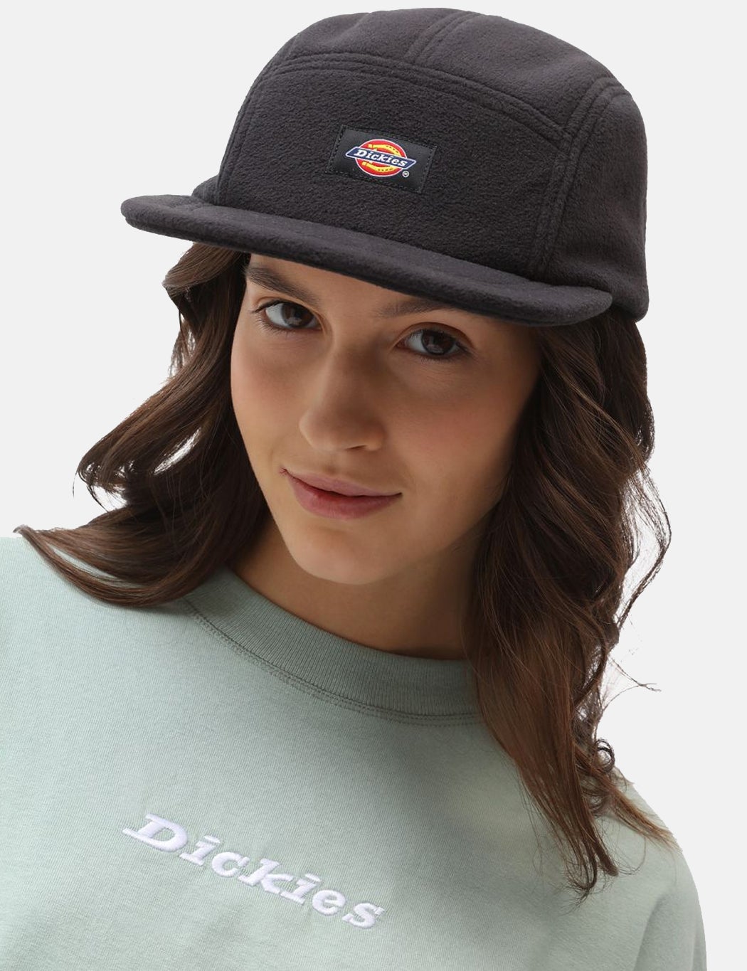 Sleetmute 5-Panel Cap (Fleece) - Black