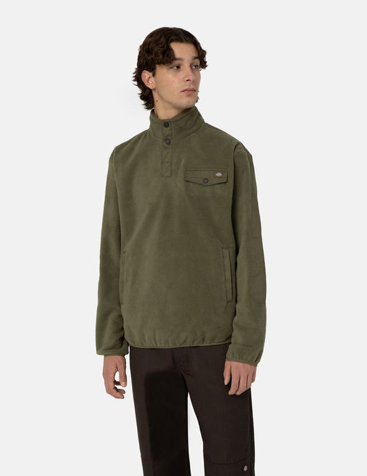 Port Allen Fleece Pullover - Military Green