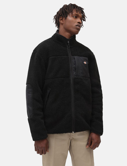 Red Chute Sherpa Fleece - Black
