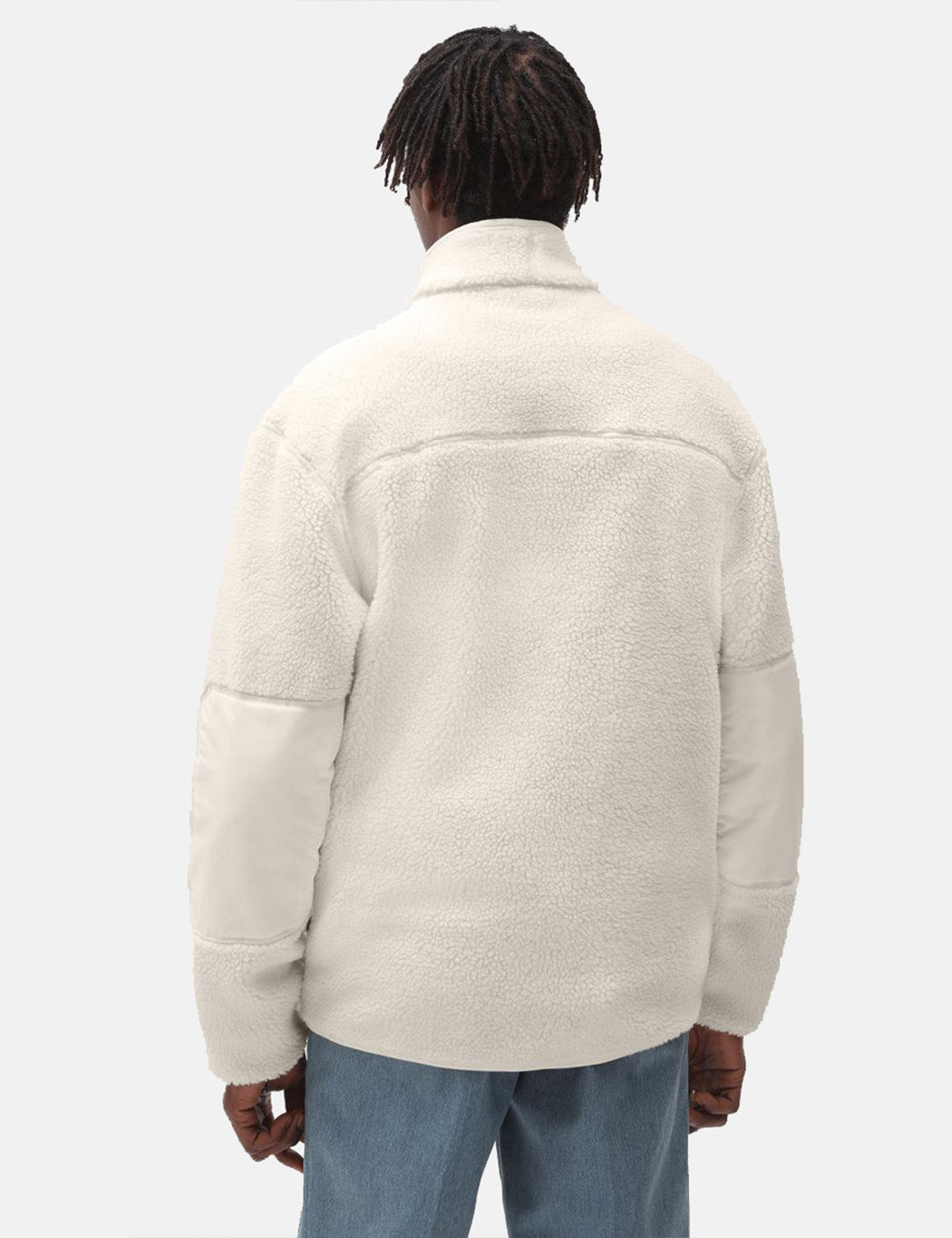 Red Chute Sherpa Fleece - Ecru White