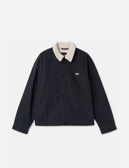 Duck Canvas Deck Jacket - Stone Washed Black