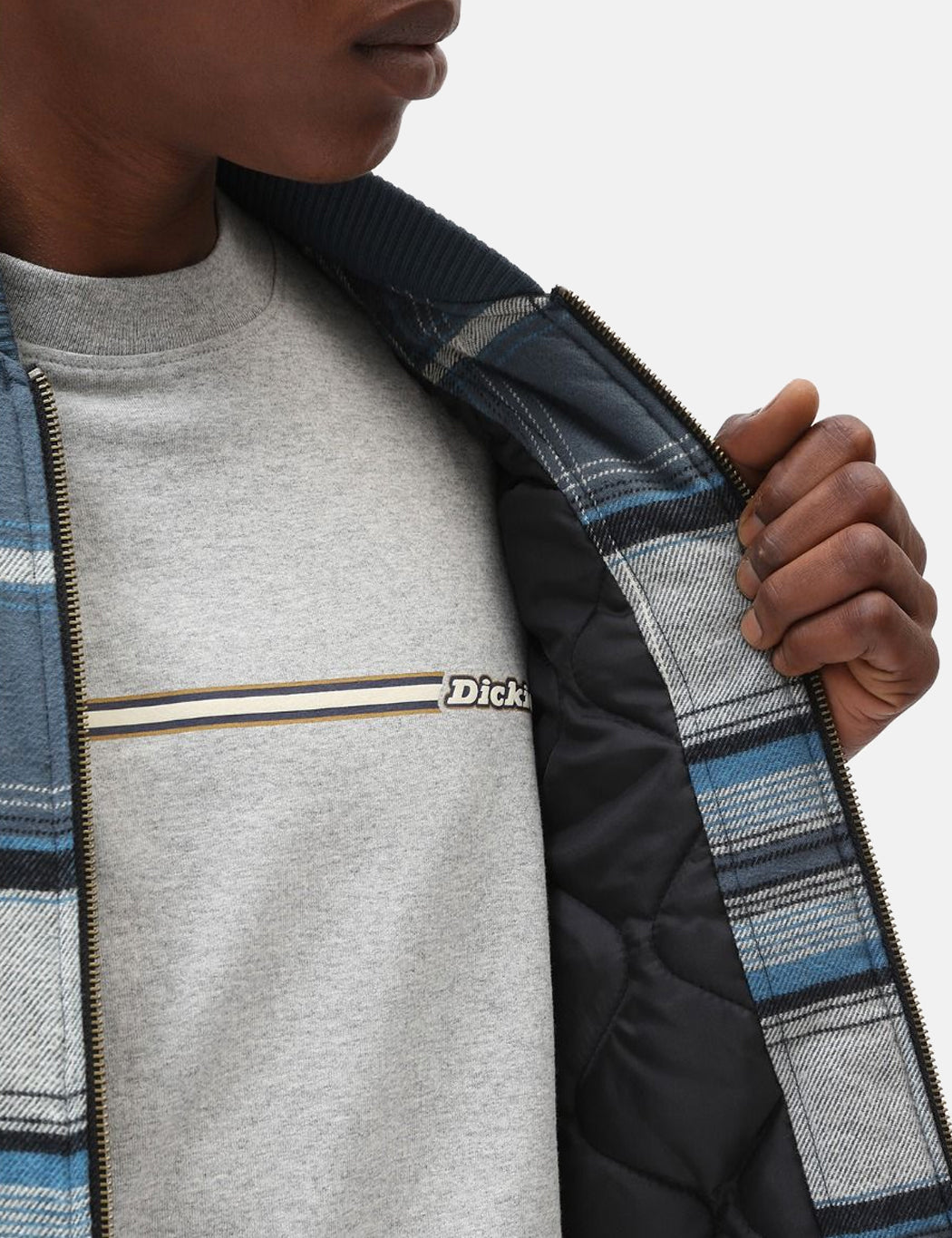 Pedro Bay Vest (Check) - Air Force Blue