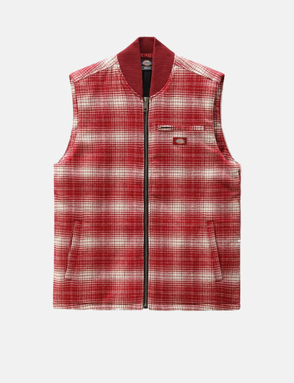 Pedro Bay Vest (Check) - Biking Red