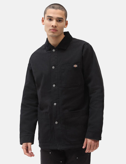 Duck Canvas Chore Coat - Black
